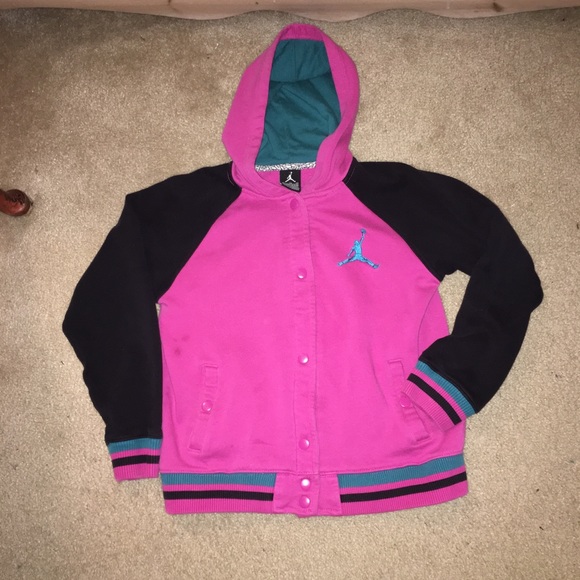 pink jordan jacket